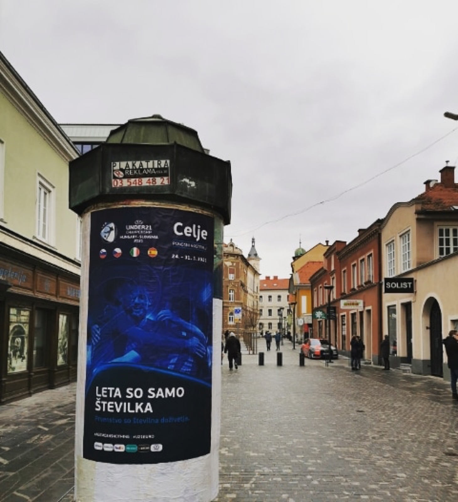 Plakatni steber, Celje