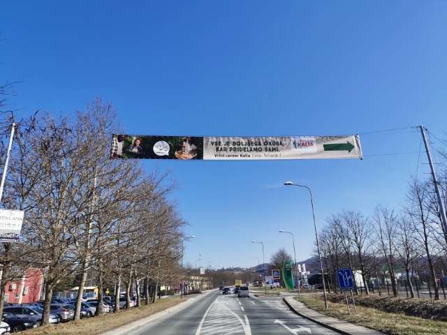 Transparent za Vrtni center Kalia, Celje — Reklama Celje